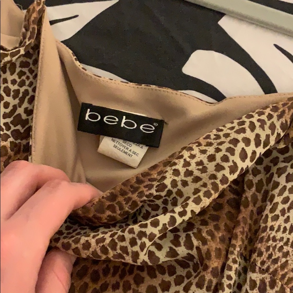 Bebe leopard mid maxi
